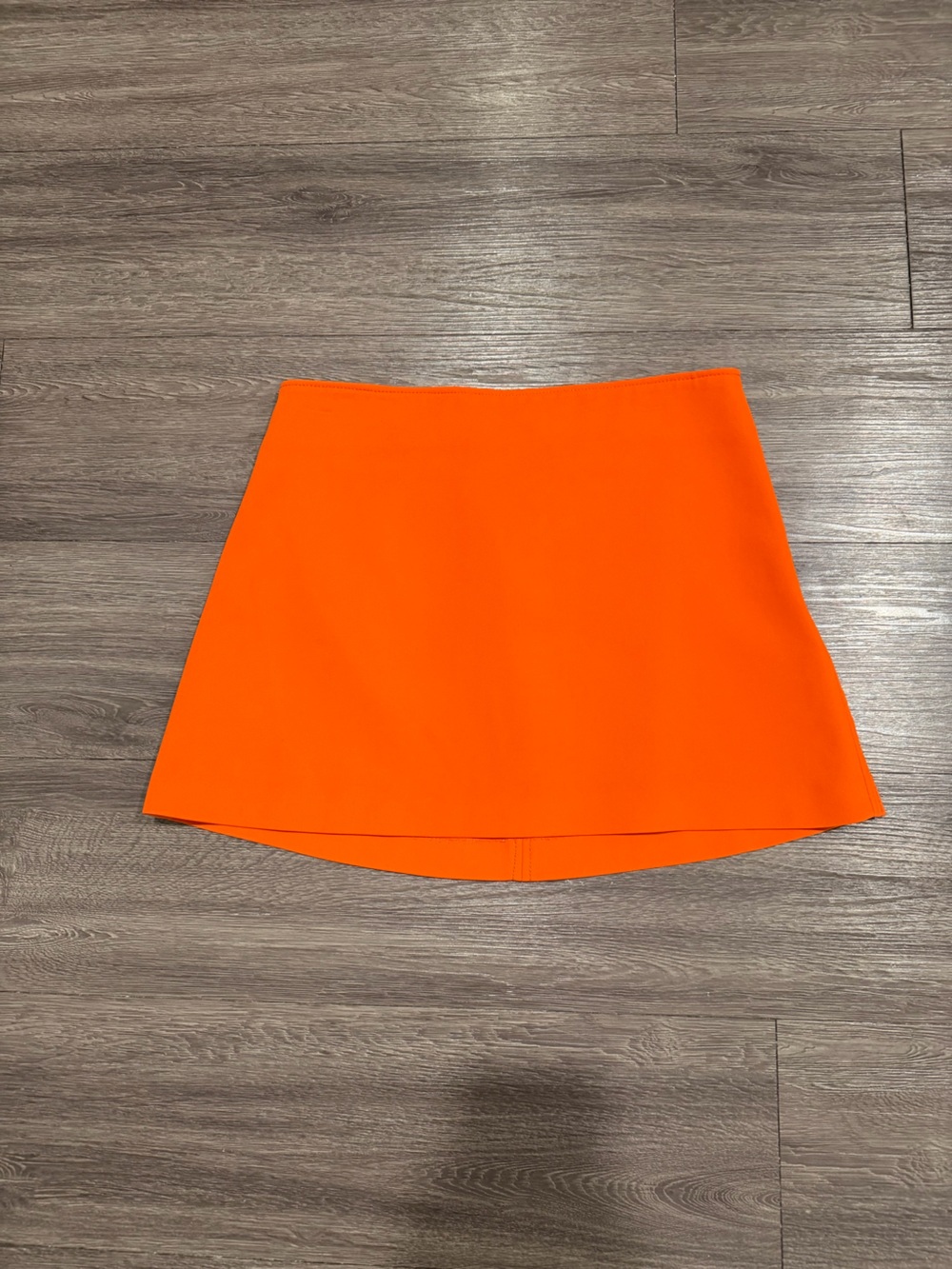 Zara Bright Orange Mini Skirt